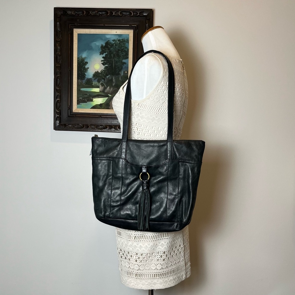 Lucky Brand Leather Tote Bag - Picture 3 of 13